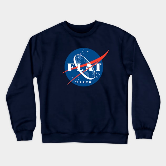 Flat Earth Crewneck Sweatshirt by Olipop